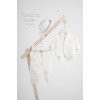 Piccolino Βαπτιστικό κοστούμι  Luciano σε χρώμα Ivory